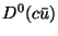$D^+(c \bar d)$