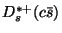 $D^{*0}(c \bar u)$