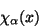\begin{displaymath}
\chi_{\alpha}(x)
\end{displaymath}