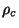 $\rho _c$