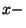 $x-$